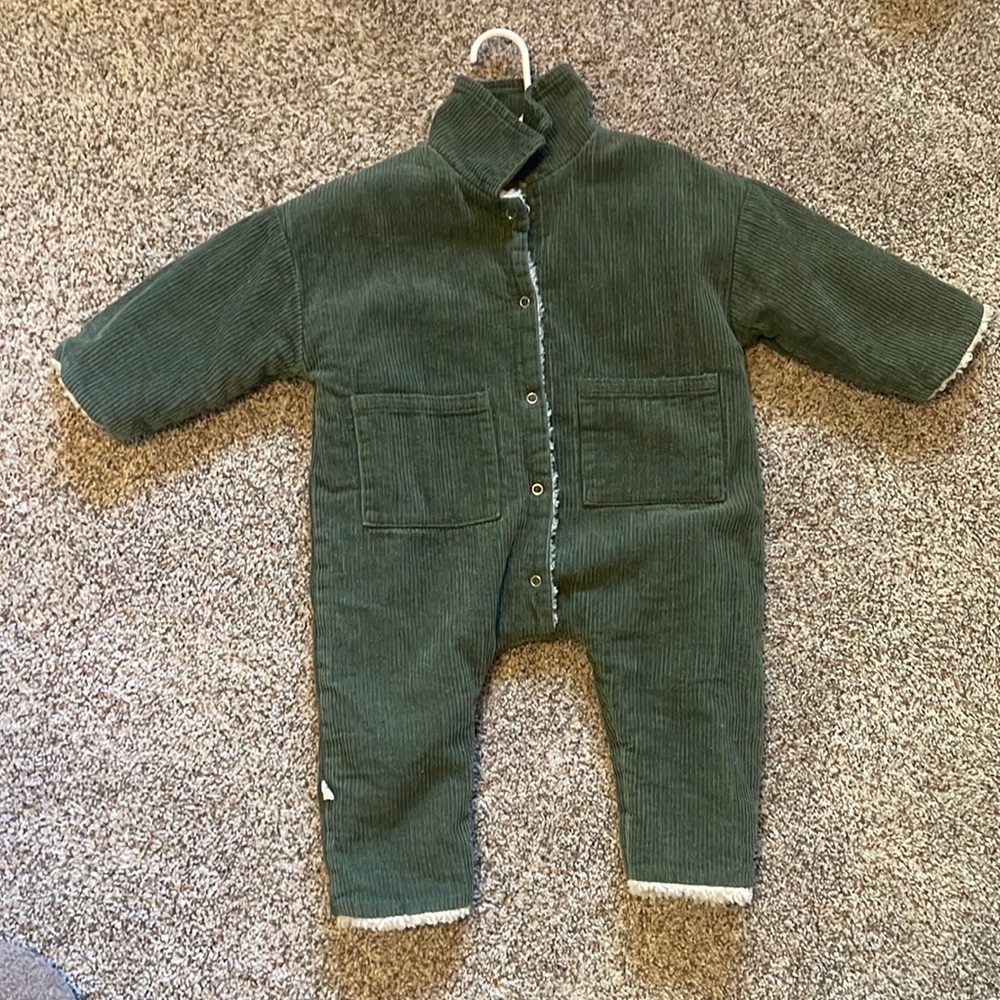 Baby 12 month reversible winter onesie